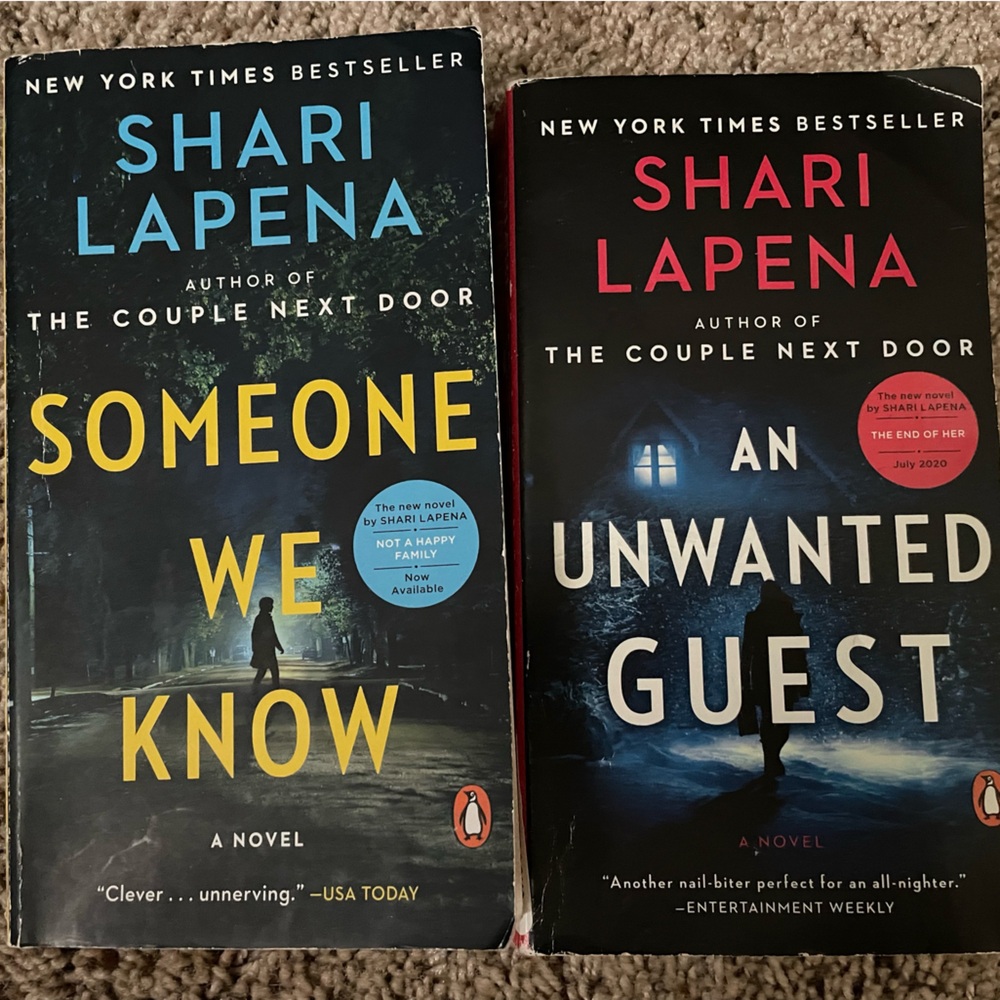 Shari Lapena is an excellent suspense writer! This book will keep you guessing